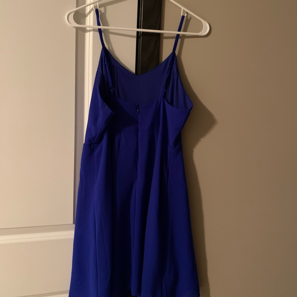 Blue Patterned Dress - Picture 3 of 4